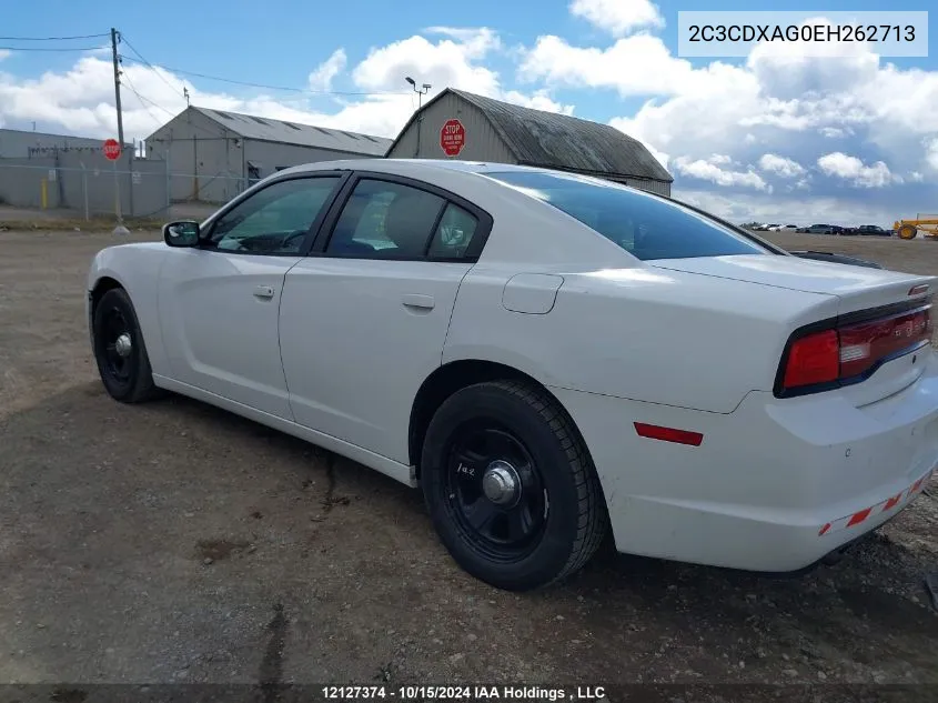 2C3CDXAG0EH262713 2014 Dodge Charger Police