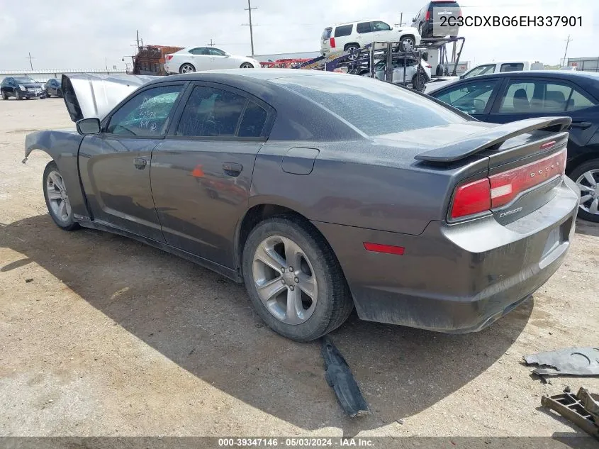 2014 Dodge Charger Se VIN: 2C3CDXBG6EH337901 Lot: 39347146