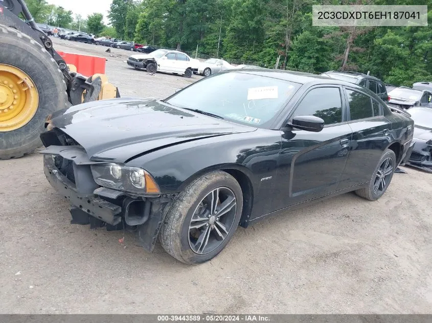 2C3CDXDT6EH187041 2014 Dodge Charger R/T Plus