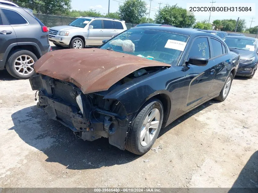 2014 Dodge Charger Se VIN: 2C3CDXBG0EH315084 Lot: 39585480