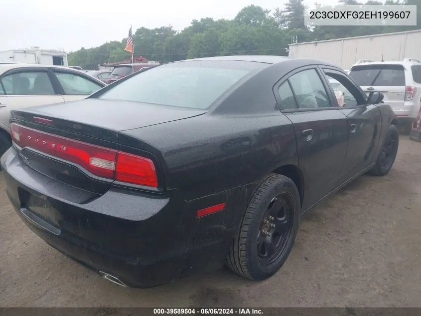 2C3CDXFG2EH199607 2014 Dodge Charger Se