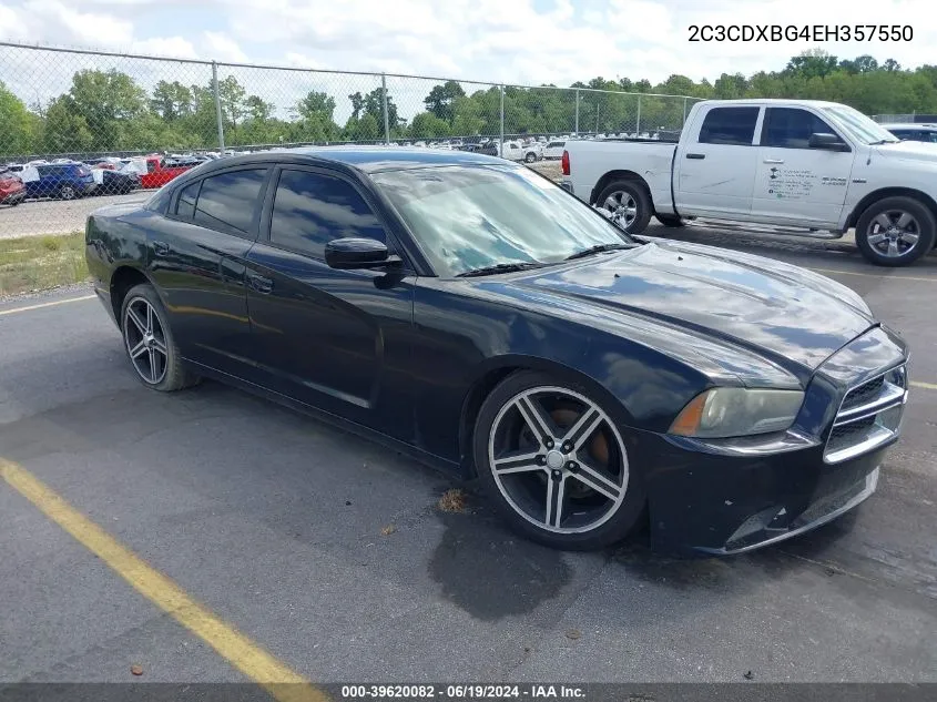 2014 Dodge Charger Se VIN: 2C3CDXBG4EH357550 Lot: 39620082