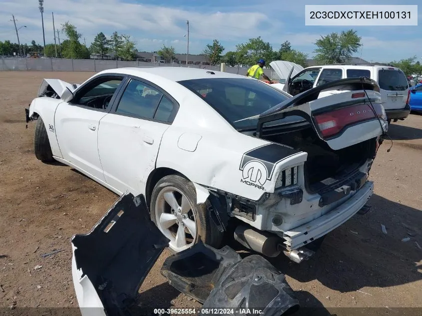 2014 Dodge Charger Road/Track VIN: 2C3CDXCTXEH100131 Lot: 39625554