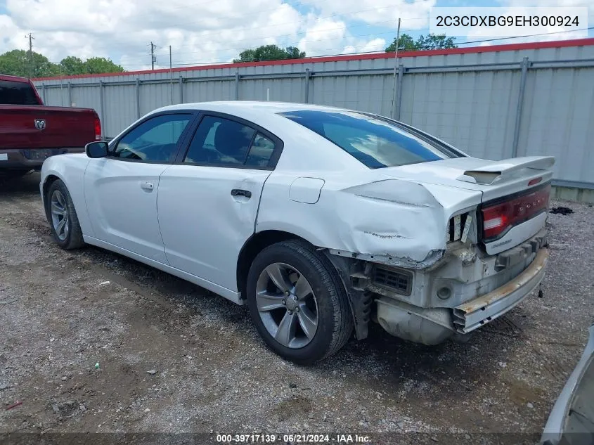 2014 Dodge Charger Se VIN: 2C3CDXBG9EH300924 Lot: 39717139