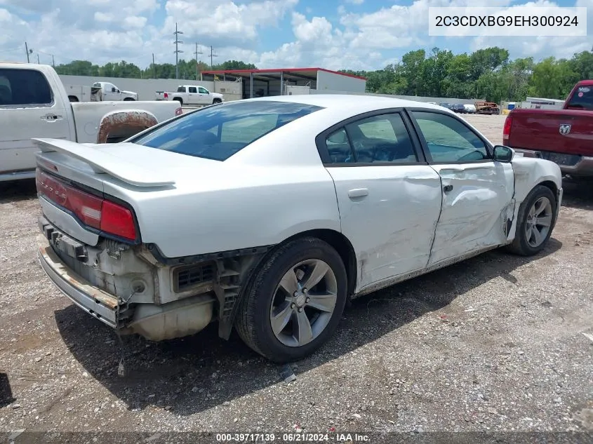 2014 Dodge Charger Se VIN: 2C3CDXBG9EH300924 Lot: 39717139