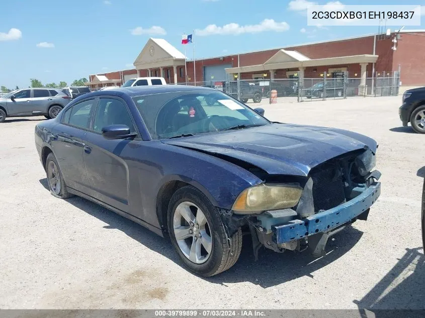 2014 Dodge Charger Se VIN: 2C3CDXBG1EH198437 Lot: 39799899