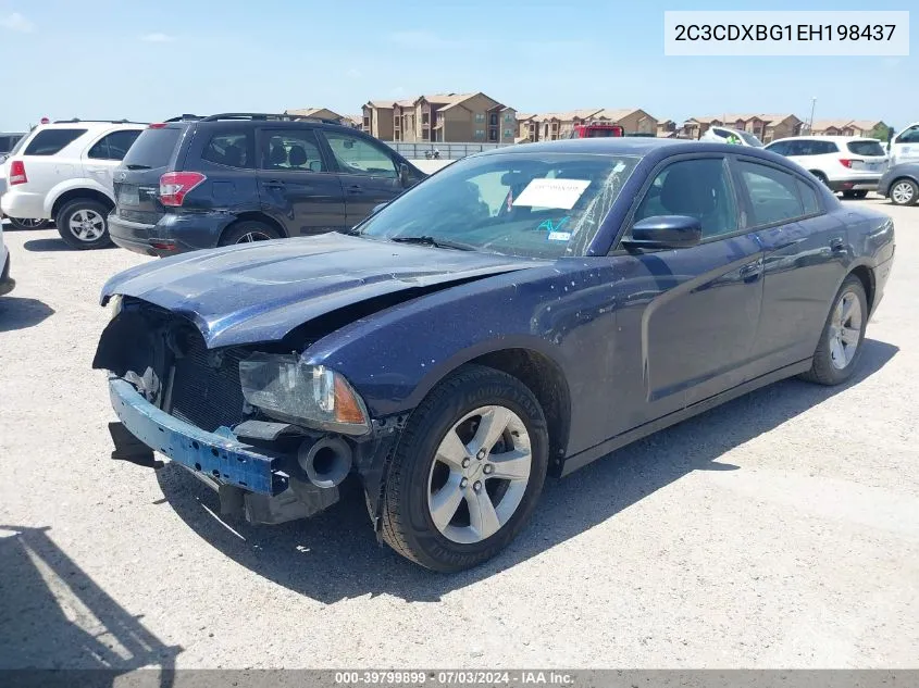 2014 Dodge Charger Se VIN: 2C3CDXBG1EH198437 Lot: 39799899