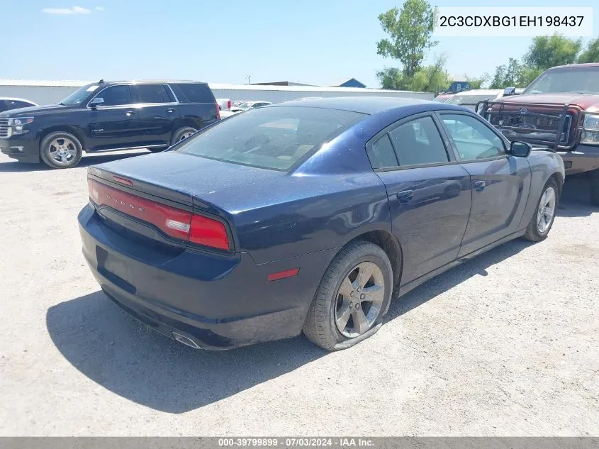 2014 Dodge Charger Se VIN: 2C3CDXBG1EH198437 Lot: 39799899