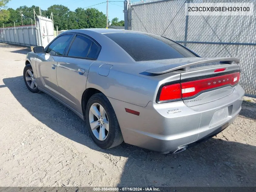 2014 Dodge Charger Se VIN: 2C3CDXBG8EH309100 Lot: 39849888