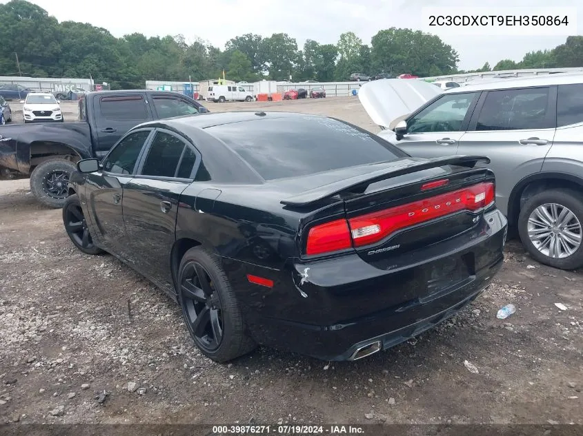 2014 Dodge Charger R/T Plus VIN: 2C3CDXCT9EH350864 Lot: 39876271