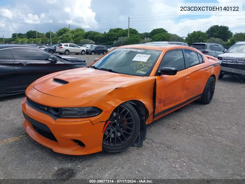 2C3CDXCT0EH140122 2014 Dodge Charger R/T Max