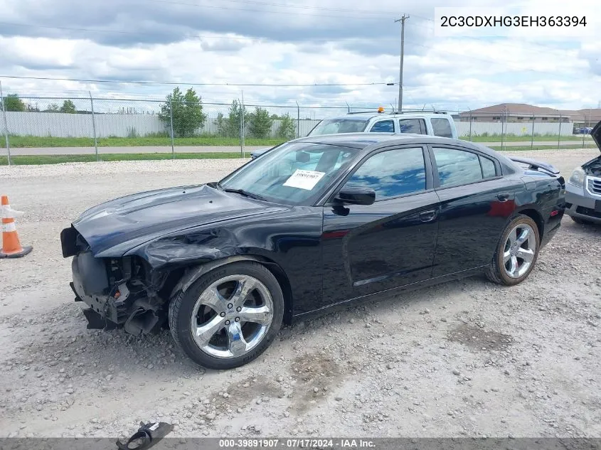 2C3CDXHG3EH363394 2014 Dodge Charger Sxt