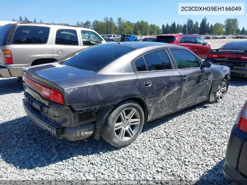 2014 Dodge Charger Sxt VIN: 2C3CDXHG9EH166049 Lot: 39893729