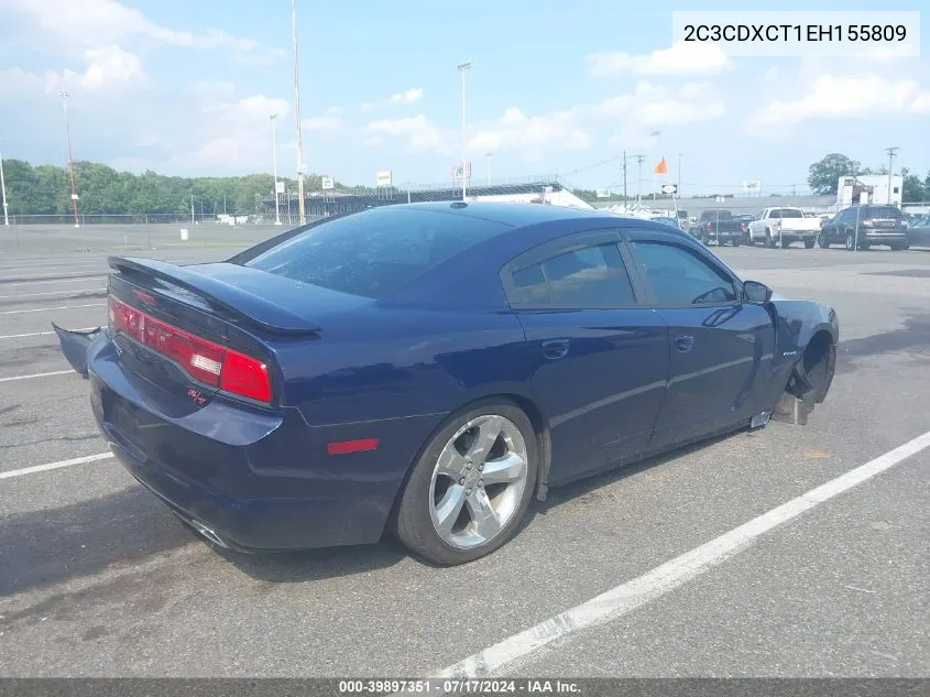 2014 Dodge Charger Road/Track VIN: 2C3CDXCT1EH155809 Lot: 39897351