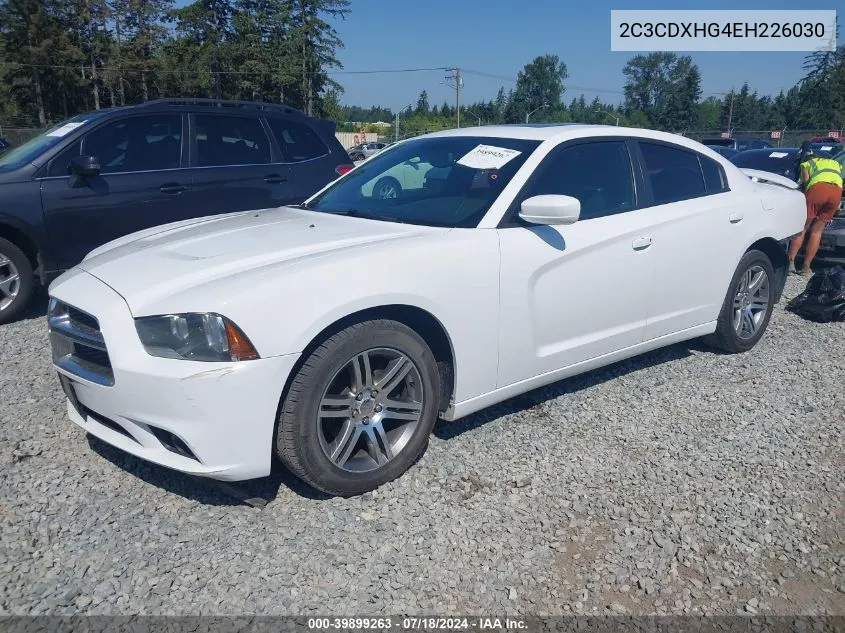 2014 Dodge Charger Sxt/Sxt 100Th Anniversary/Sxt Plus VIN: 2C3CDXHG4EH226030 Lot: 39899263