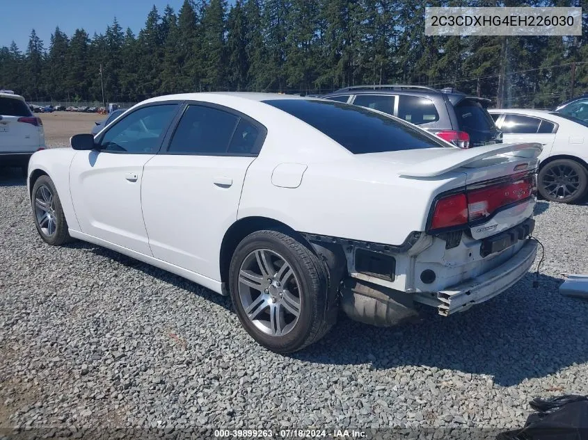 2014 Dodge Charger Sxt/Sxt 100Th Anniversary/Sxt Plus VIN: 2C3CDXHG4EH226030 Lot: 39899263