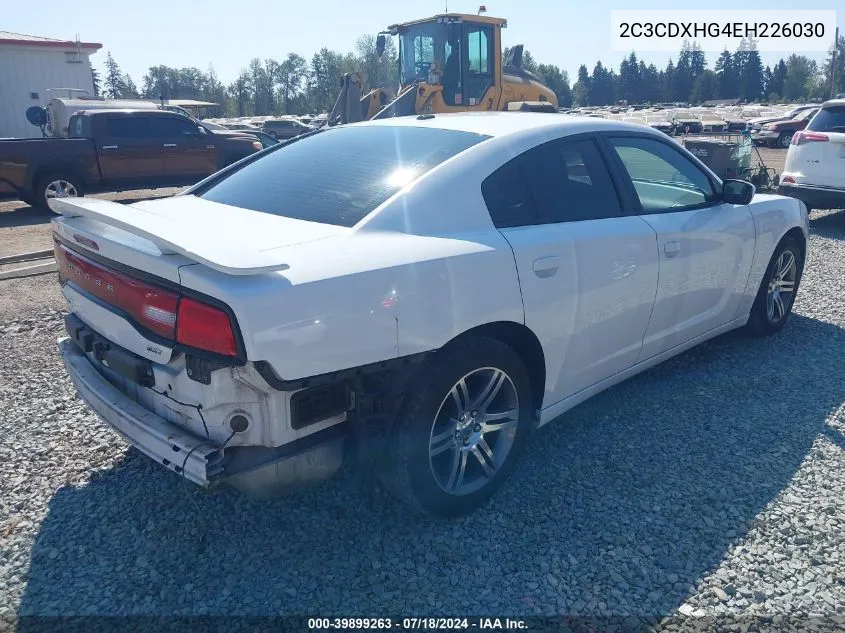 2014 Dodge Charger Sxt/Sxt 100Th Anniversary/Sxt Plus VIN: 2C3CDXHG4EH226030 Lot: 39899263