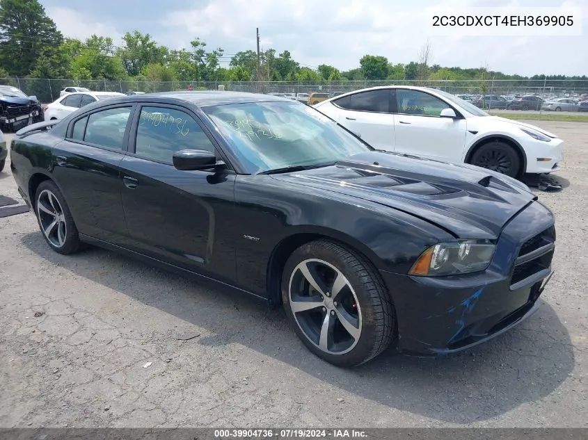 2014 Dodge Charger R/T Plus VIN: 2C3CDXCT4EH369905 Lot: 39904736