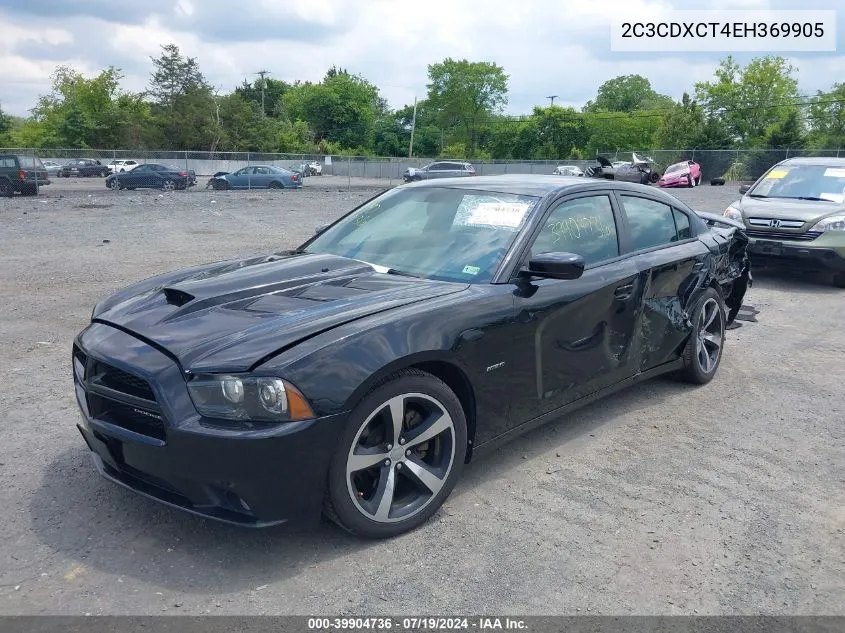 2014 Dodge Charger R/T Plus VIN: 2C3CDXCT4EH369905 Lot: 39904736