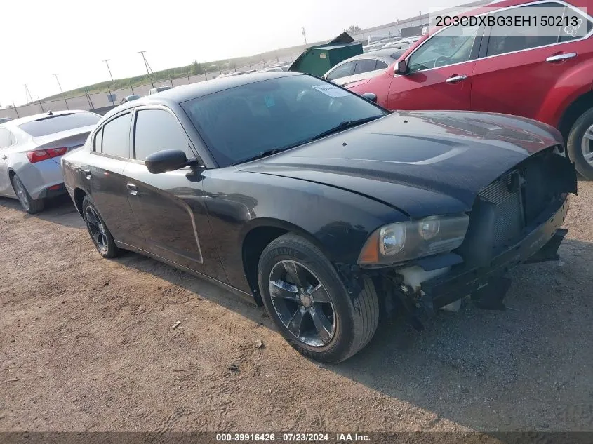 2014 Dodge Charger Se VIN: 2C3CDXBG3EH150213 Lot: 39916426