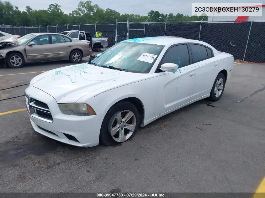 2C3CDXBGXEH130279 2014 Dodge Charger Se