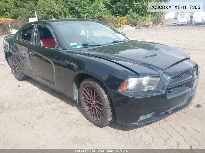 2014 Dodge Charger Police VIN: 2C3CDXATXEH117305 Lot: 39977172