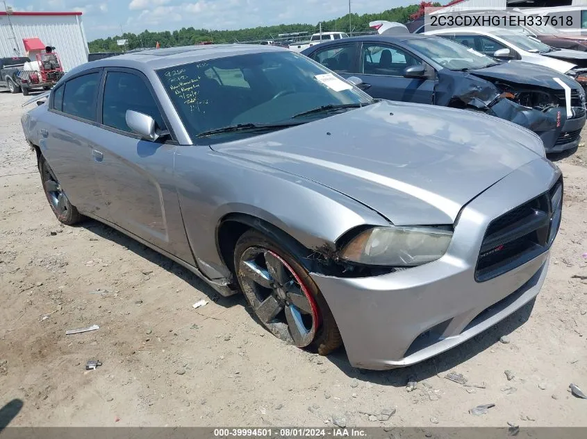 2014 Dodge Charger Sxt VIN: 2C3CDXHG1EH337618 Lot: 39994501