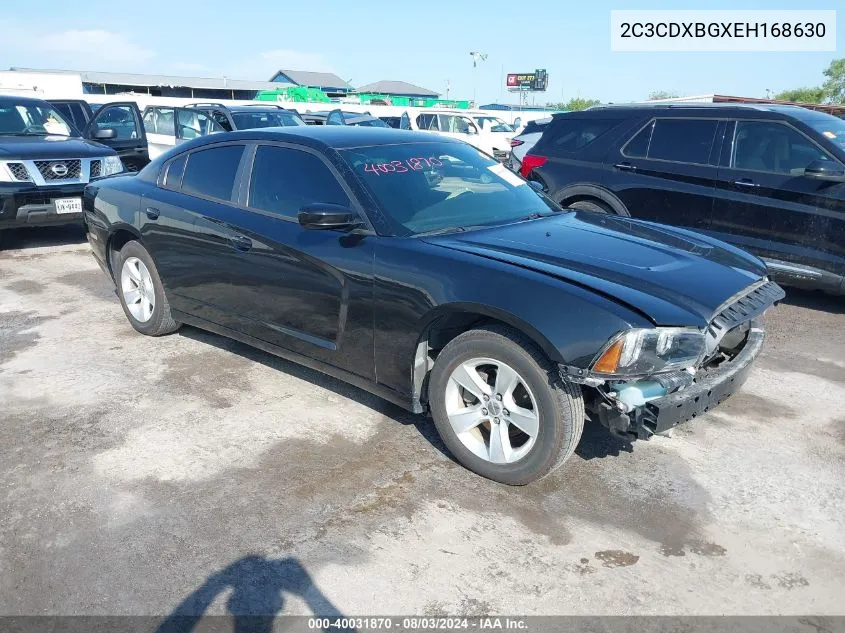 2014 Dodge Charger Se VIN: 2C3CDXBGXEH168630 Lot: 40031870