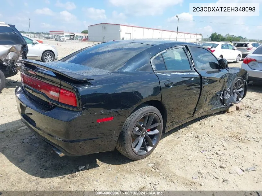 2014 Dodge Charger Police VIN: 2C3CDXAT2EH348098 Lot: 40089867