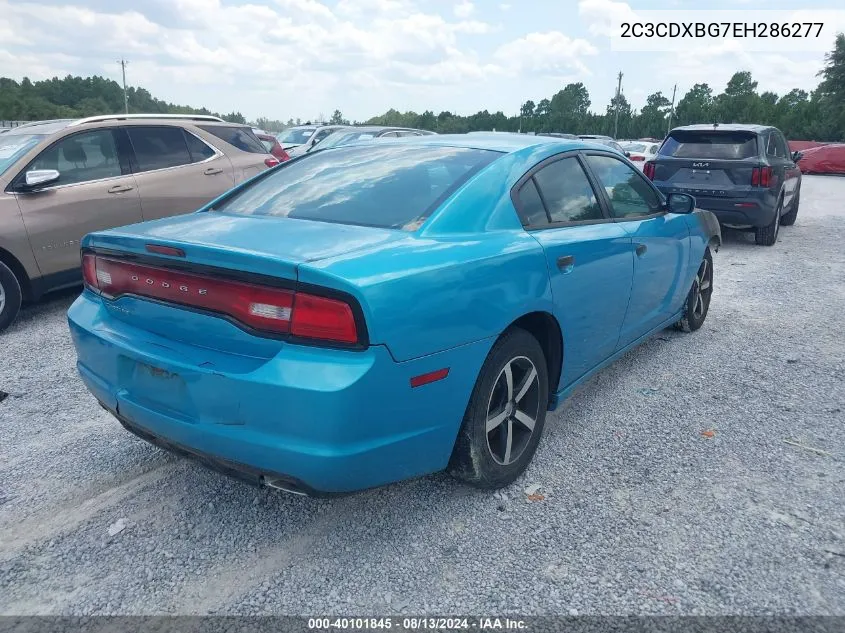 2014 Dodge Charger Se VIN: 2C3CDXBG7EH286277 Lot: 40101845