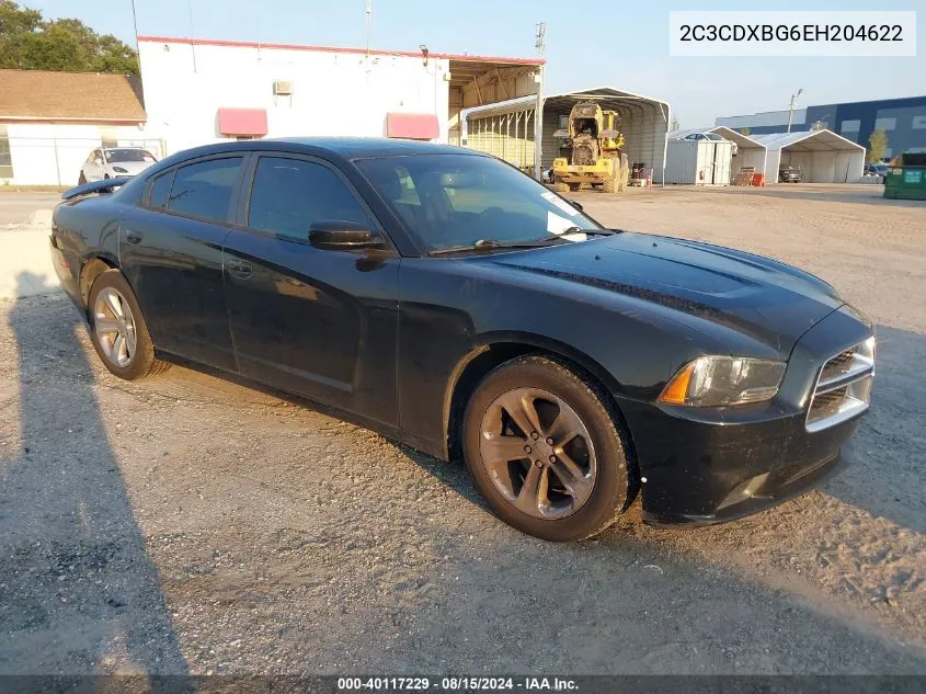 2014 Dodge Charger Se VIN: 2C3CDXBG6EH204622 Lot: 40117229