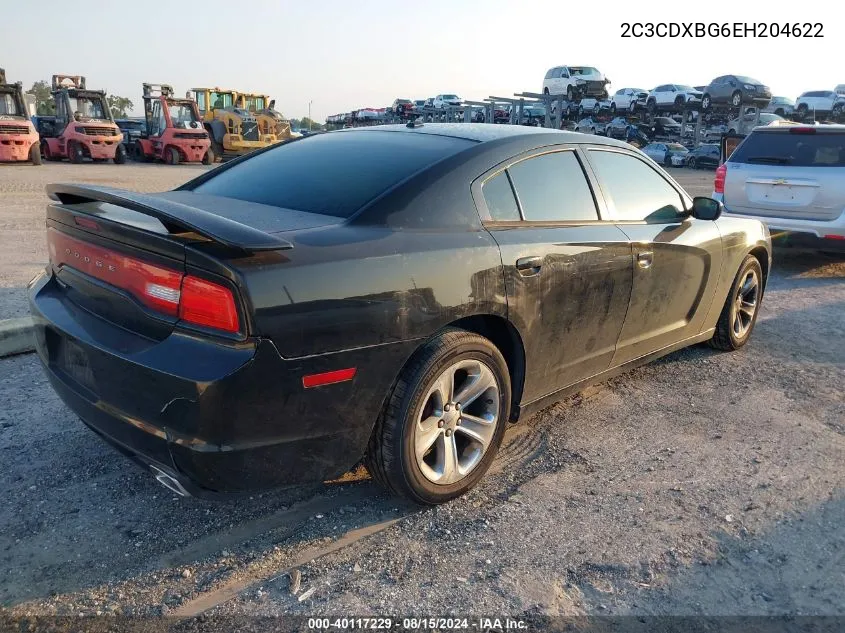 2C3CDXBG6EH204622 2014 Dodge Charger Se