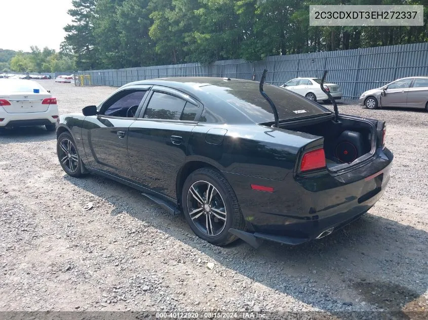 2014 Dodge Charger R/T Plus VIN: 2C3CDXDT3EH272337 Lot: 40122920