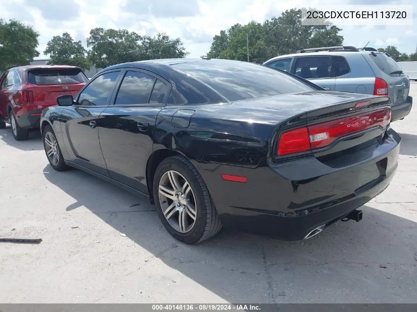 2014 Dodge Charger R/T VIN: 2C3CDXCT6EH113720 Lot: 40148136