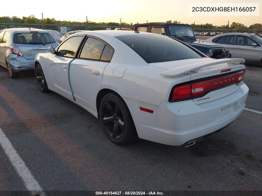 2014 Dodge Charger Sxt Plus VIN: 2C3CDXHG8EH166057 Lot: 40154627