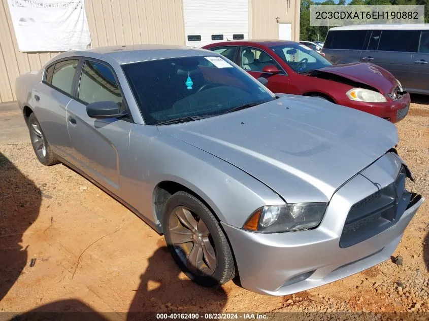 2014 Dodge Charger Police VIN: 2C3CDXAT6EH190882 Lot: 40162490