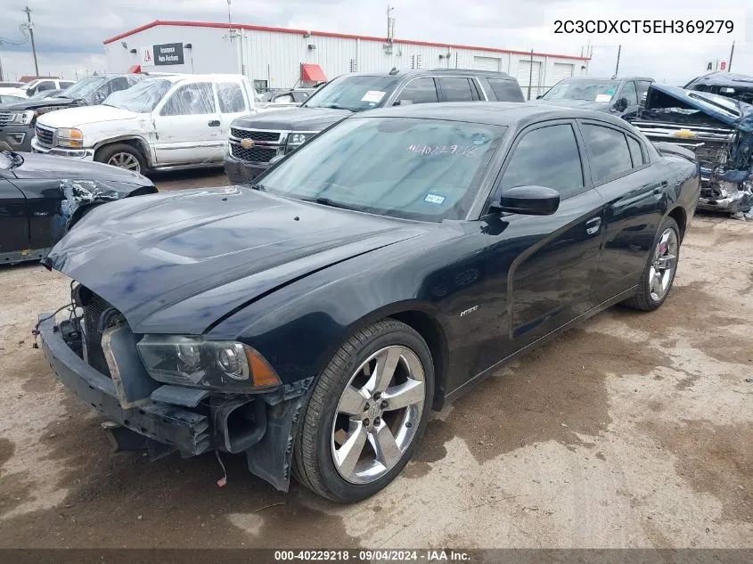 2C3CDXCT5EH369279 2014 Dodge Charger R/T Plus