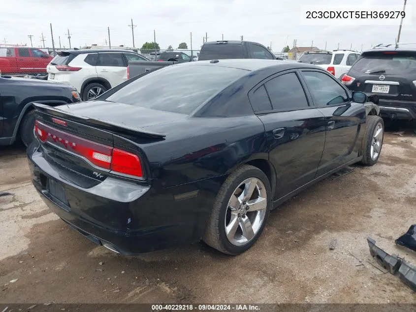 2014 Dodge Charger R/T Plus VIN: 2C3CDXCT5EH369279 Lot: 40229218