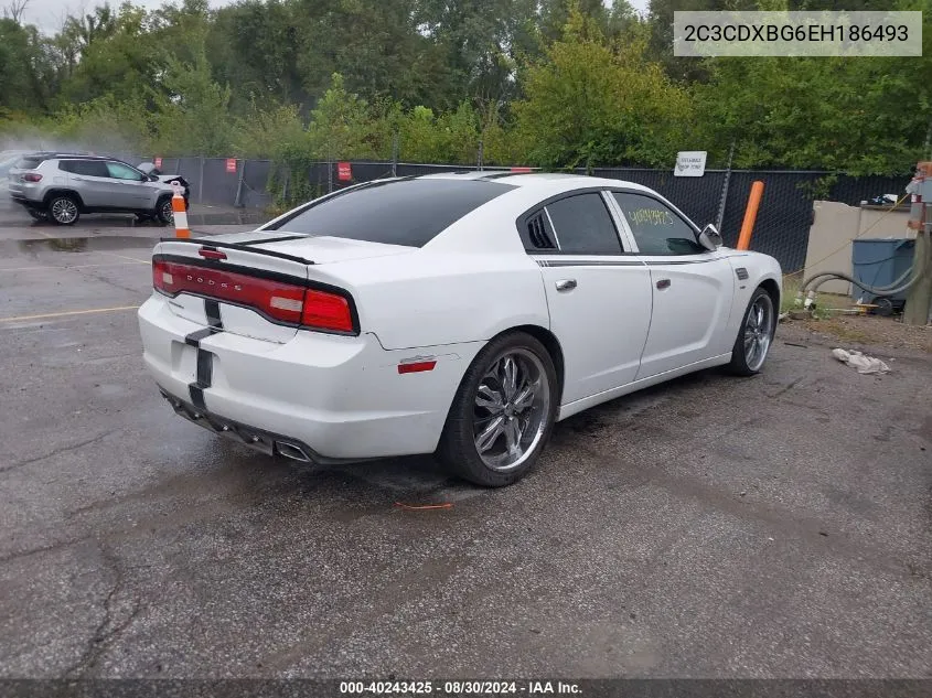 2014 Dodge Charger Se VIN: 2C3CDXBG6EH186493 Lot: 40243425