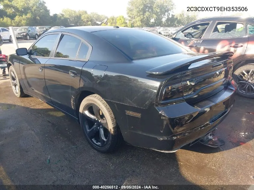 2014 Dodge Charger R/T VIN: 2C3CDXCT9EH353506 Lot: 40256512