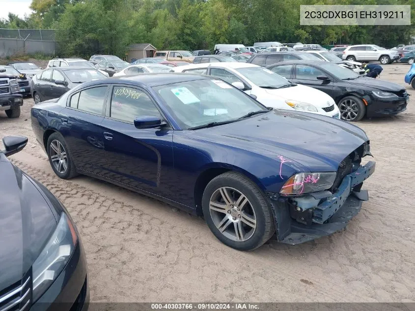 2014 Dodge Charger Se VIN: 2C3CDXBG1EH319211 Lot: 40303766