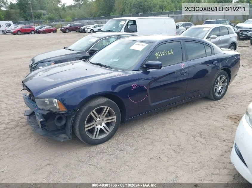 2C3CDXBG1EH319211 2014 Dodge Charger Se