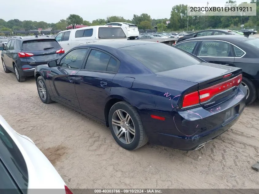 2014 Dodge Charger Se VIN: 2C3CDXBG1EH319211 Lot: 40303766