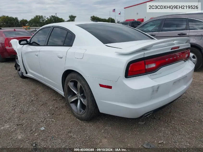 2014 Dodge Charger Sxt 100Th Anniversary VIN: 2C3CDXHG9EH219526 Lot: 40308388