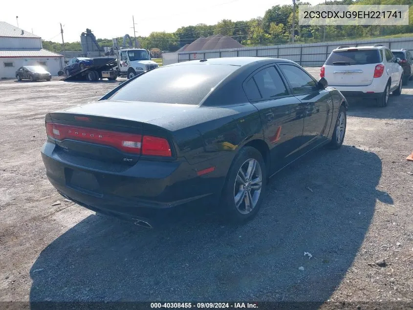 2014 Dodge Charger Sxt Plus VIN: 2C3CDXJG9EH221741 Lot: 40308455