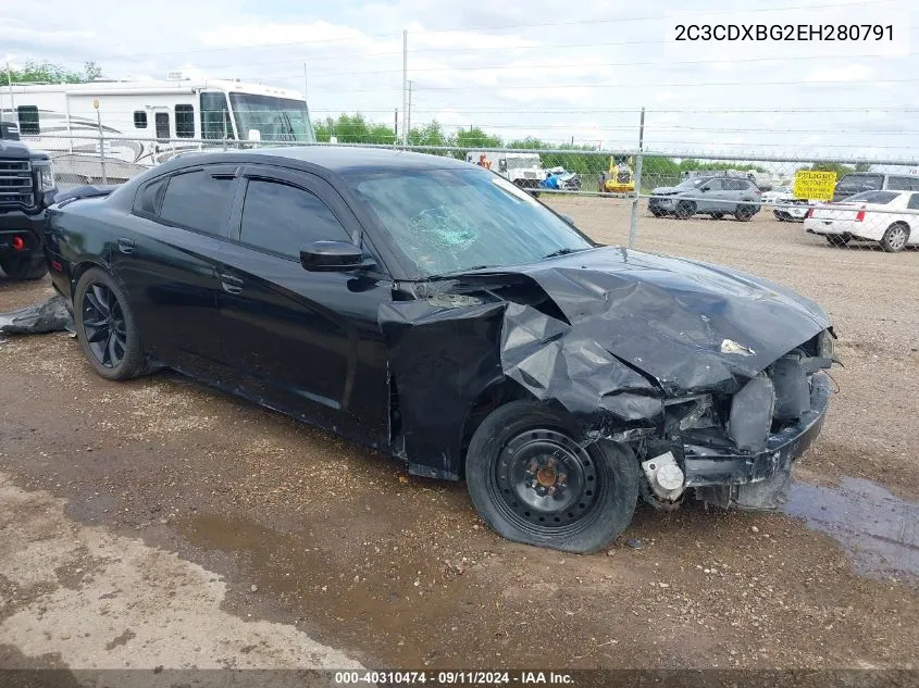 2014 Dodge Charger Se VIN: 2C3CDXBG2EH280791 Lot: 40310474