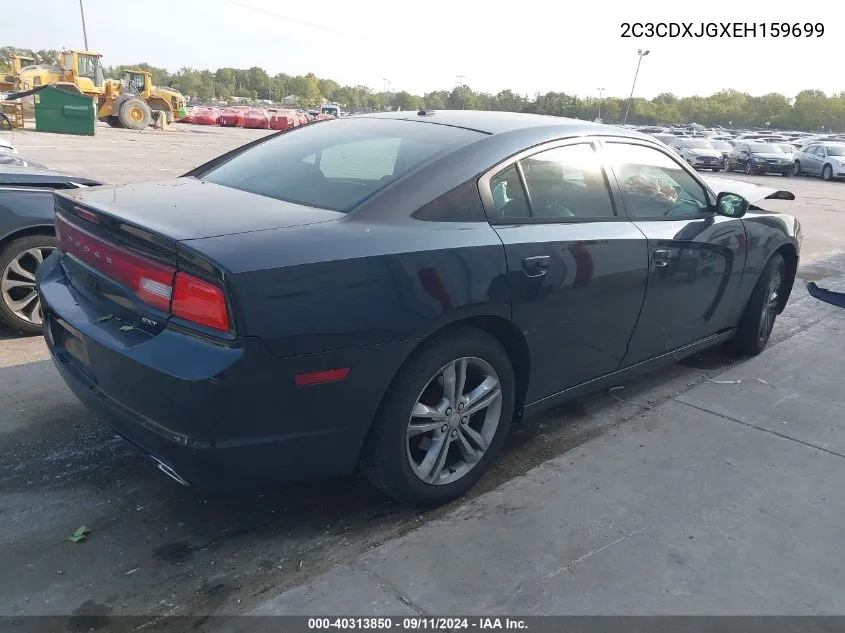 2014 Dodge Charger Sxt VIN: 2C3CDXJGXEH159699 Lot: 40313850