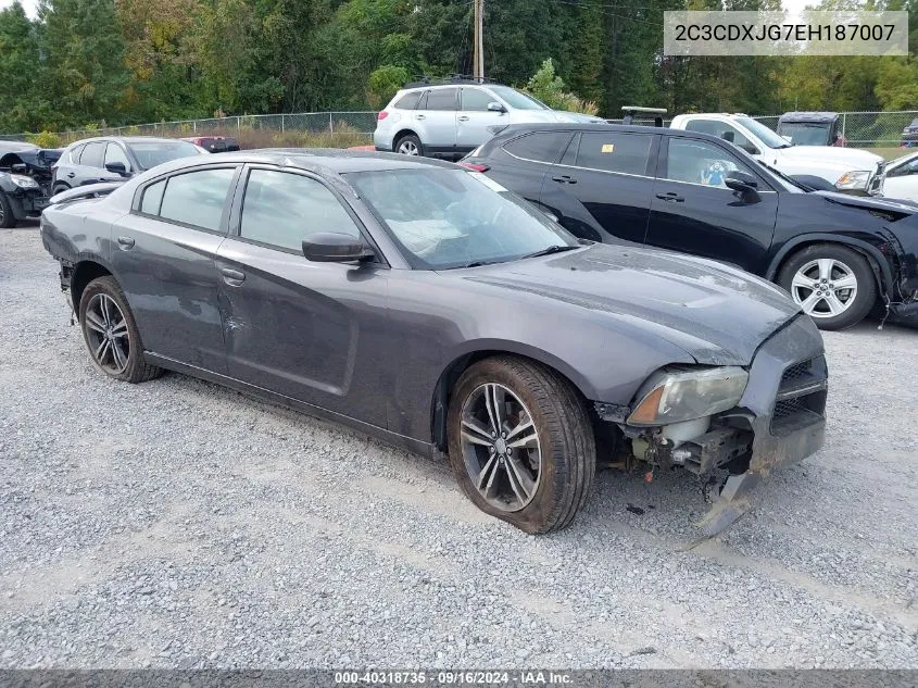 2C3CDXJG7EH187007 2014 Dodge Charger Sxt