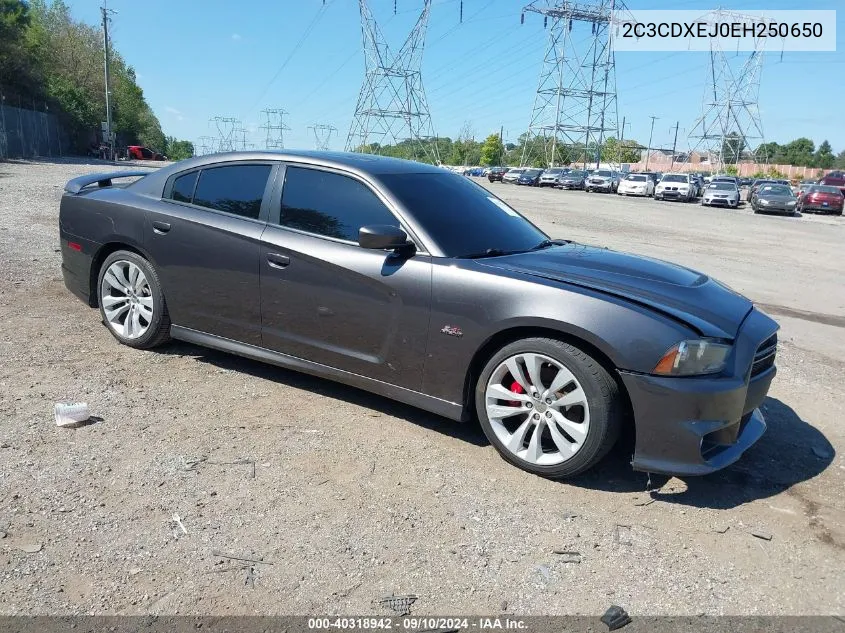 2014 Dodge Charger Srt8 VIN: 2C3CDXEJ0EH250650 Lot: 40318942