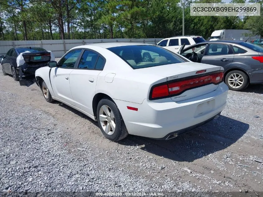 2014 Dodge Charger Se VIN: 2C3CDXBG9EH299869 Lot: 40320269